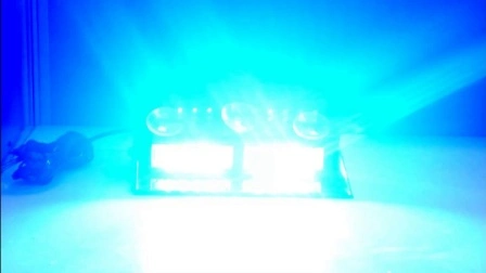 Luce per visiera del cruscotto a LED di emergenza per auto di avvertimento della polizia