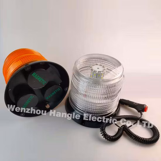 Ltd6166 80LED 12V Bianco Lampada stroboscopica per traffico Sicurezza lampeggiante Sicurezza di emergenza Avvertimento per auto LED Faro luminoso